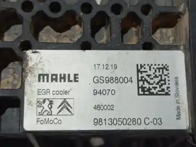 Pezzo di ricambio per auto di seconda mano raffreddatore egr per opel combo life elegance plus riferimenti oem iam gs988004  