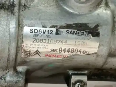 Second-hand car spare part air conditioning compressor for citroen c3 1.1 furio oem iam references 9684480480  