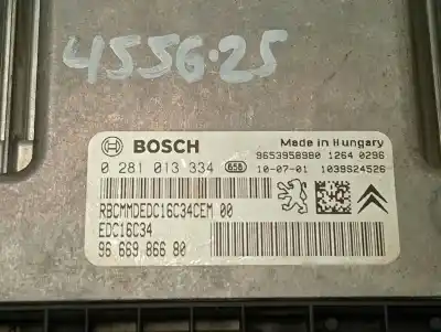 Автозапчасти б/у блок управления двигателем за citroen c3 picasso (sh_) 1.6 hdi ссылки oem iam 0281013334  