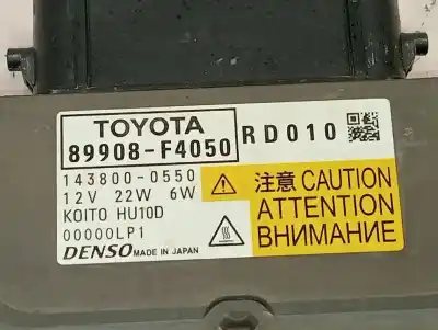 Peça sobressalente para automóvel em segunda mão balastro de xenon por toyota c-hr (x10) 2zr referências oem iam 89908f4050  