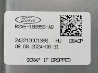 Second-hand car spare part multifunction display for ford transit courier (chq) trend oem iam references r2x6-18b955-a  