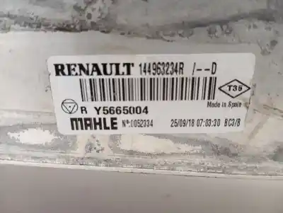 Автозапчастина б/у інтеркулер для renault kangoo ii (f/kw0) dynamique 106 cv / 78 kw посилання на oem iam 144963234r   Автозапчастина б/у інтеркулер для renault kangoo ii (f/kw0) dynamique 106 cv / 78 kw посилання на oem iam 144963234r
