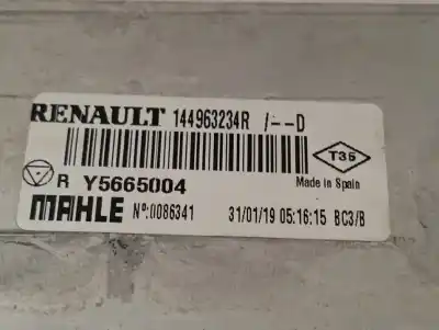 Peça sobressalente para automóvel em segunda mão intercooler por renault kangoo profesional referências oem iam 144963234r  