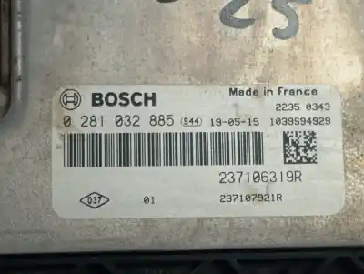 Автозапчастина б/у ебу контролер двигуна для renault kangoo profesional посилання на oem iam 237106319r  