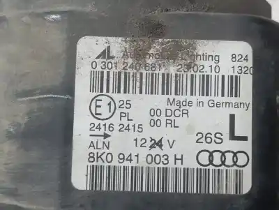 Pezzo di ricambio per auto di seconda mano faro anteriore sinistro per audi a4 b8 avant (8k5) 2.0 tdi riferimenti oem iam 8k0941003h  