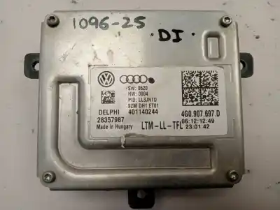 Second-hand car spare part xenon headlights control unit  for audi q3 (8u) 2.0 tdi (103kw) ambiente oem iam references 4g0907697d