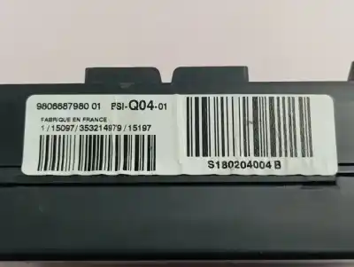 Second-hand car spare part fuse box unit for citroen ds5 design oem iam references 9806687980  