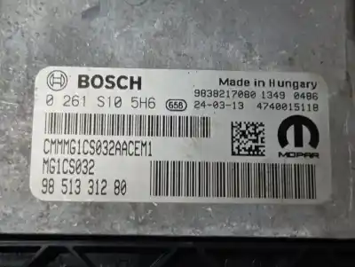 Second-hand car spare part ecu engine control for jeep avenger altitude oem iam references 0261s105h6  