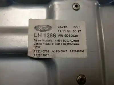 Second-hand car spare part driver left window regulator for ford focus lim. (cb4) titanium oem iam references 4m51b203a29bh  