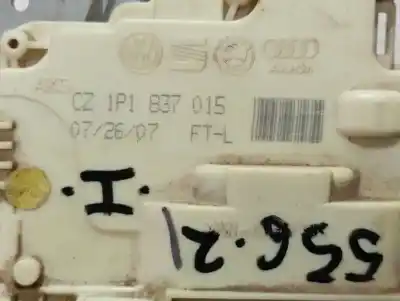 Peça sobressalente para automóvel em segunda mão fechadura da porta dianteira esquerda por volkswagen eos (1f7) 1.6 16v fsi referências oem iam 1p1837015  