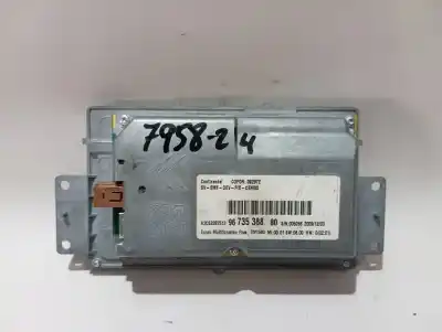 Second-hand car spare part multifunction display for citroen c3 picasso exclusive oem iam references a2c53387512  