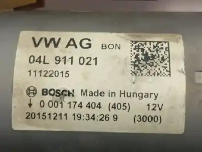 Second-hand car spare part starter motor for audi a5 coupe (8t) 2.0 tdi (140kw) oem iam references 04l911021  