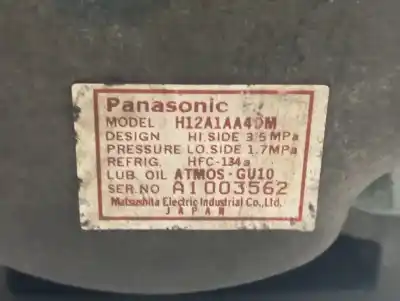 Second-hand car spare part air conditioning compressor for mazda premacy (cp) active7 oem iam references h12a1aa4dm  