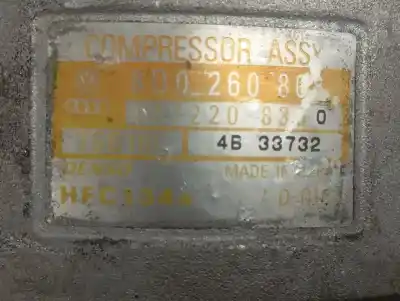 İkinci el araba yedek parçası klima kompresörü için audi a4 berlina (b5) 1.9 tdi oem iam referansları 4472208350   İkinci el araba yedek parçası klima kompresörü için audi a4 berlina (b5) 1.9 tdi oem iam referansları 4472208350