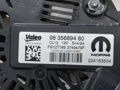 Second-hand car spare part alternator for jeep avenger altitude oem iam references 9835689480  