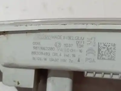 Second-hand car spare part front left headlight for citroen c3 comercial oem iam references 9812662280  