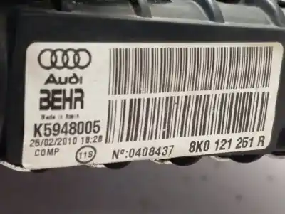 Second-hand car spare part water radiator for audi a4 b8 avant (8k5) 2.0 tdi oem iam references 8k0121251r  