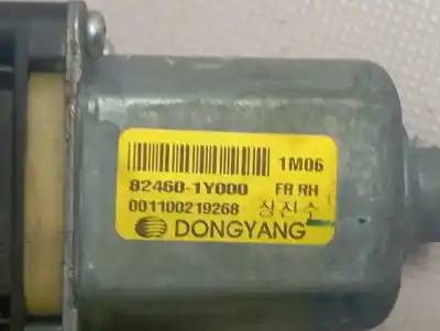 Second-hand car spare part passenger side right window regulator for kia picanto basic oem iam references 824601y000  