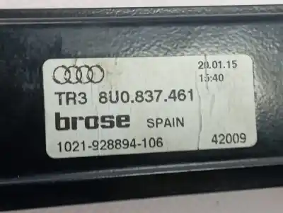 Автозапчастина б/у регулятор вікна передній лівий для audi q3 (8ug) basis quattro посилання на oem iam 8u0837461  