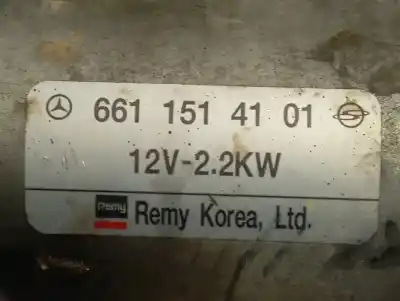 Автозапчастина б/у двигун запускається для ssangyong rodius d27dt посилання на oem iam 6611514101  