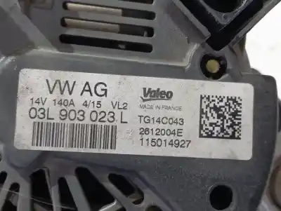 Автозапчастина б/у генератор для audi q3 (8ug) basis quattro посилання на oem iam 03l903023l  