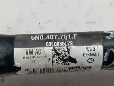 Автозапчастина б/у передня ліва трансмісія для audi q3 (8ug) basis quattro посилання на oem iam 5n0407761f  