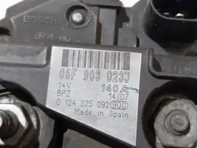 Second-hand car spare part alternator for audi a4 b7 avant (8ed) 2.0 tdi oem iam references 06f903023j   Second-hand car spare part alternator for audi a4 b7 avant (8ed) 2.0 tdi oem iam references 06f903023j