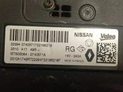 Автозапчасти б/у генератор за renault arkana (eu version) h5he4 ссылки oem iam 2310a1749r  