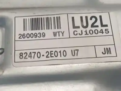 Second-hand car spare part driver left window regulator for hyundai tucson (jm) d 4ea oem iam references 824702e010u7  
