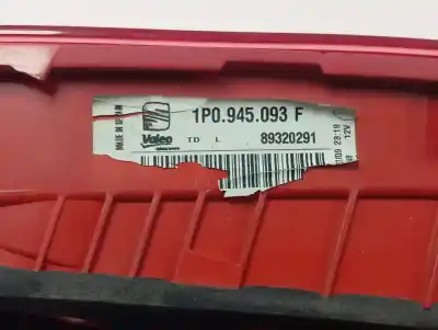 Peça sobressalente para automóvel em segunda mão farolim interior traseiro esquerdo por seat leon (1p1) reference referências oem iam 1p0945093f  