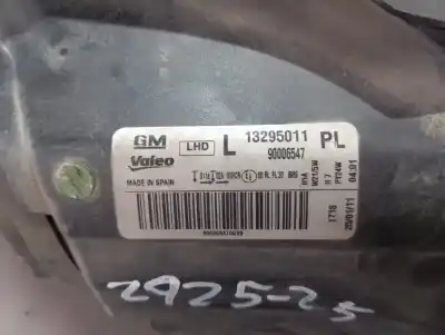 Second-hand car spare part left headlight for opel corsa d selective oem iam references 13295011  