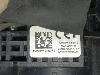 Peça sobressalente para automóvel em segunda mão airbag dianteiro esquerdo por renault kangoo (f/kc0) base / base authentique referências oem iam 985707520r  