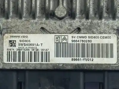 Second-hand car spare part ecu engine control for citroen c1 audace oem iam references 9664780280  