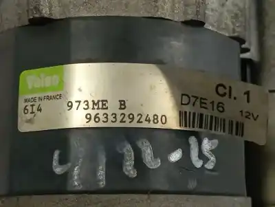 Peça sobressalente para automóvel em segunda mão motor de arranque por citroen c3 1.4 premier referências oem iam 9633292480  