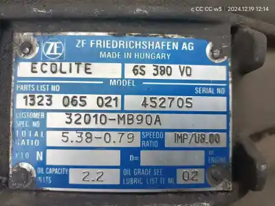 Pezzo di ricambio per auto di seconda mano riduttore per renault maxity 140.35/6 riferimenti oem iam 6s380vo ratio 5.38-0.79  