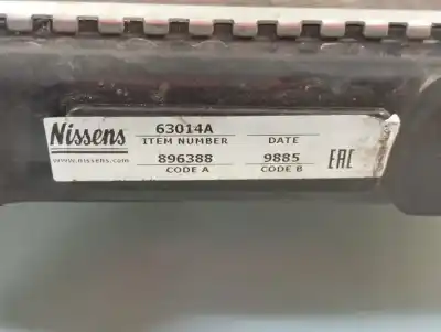 Peça sobressalente para automóvel em segunda mão radiador de água por opel agila básico referências oem iam 63014a  