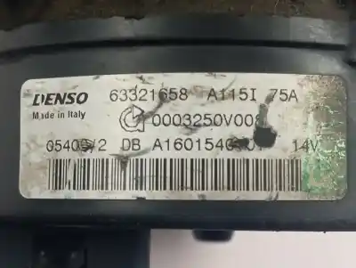 Second-hand car spare part alternator for smart coupe pulse oem iam references 63321658  