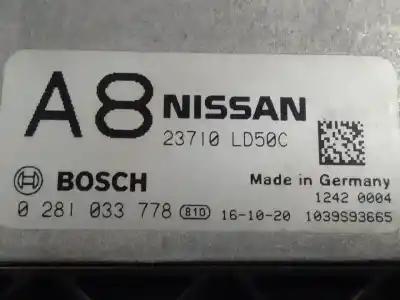 Second-hand car spare part ecu engine control for nissan nt 500 oem iam references 23710ld50c  