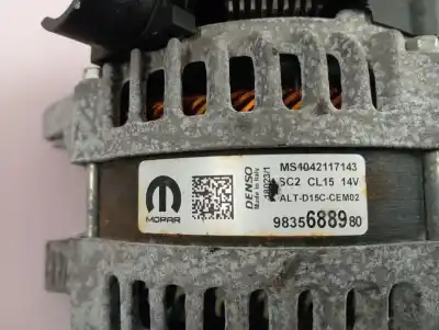 Peça sobressalente para automóvel em segunda mão alternador por peugeot 208 (p2) active referências oem iam 9835688980  
