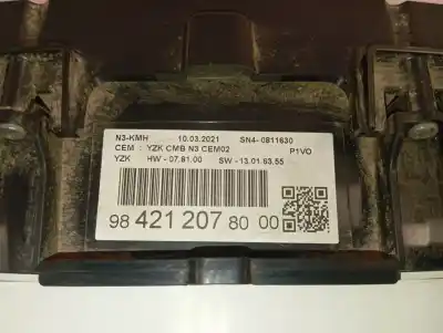 Peça sobressalente para automóvel em segunda mão quadrante por opel combo life edition referências oem iam 9842120780  