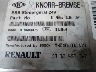 Peça sobressalente para automóvel em segunda mão módulo eletrônico por renault premium 420 referências oem iam 5010457367  