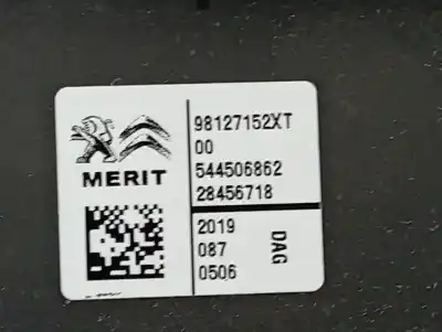 Second-hand car spare part left front power window switch for citroen ds3 racing oem iam references 98127152xt  