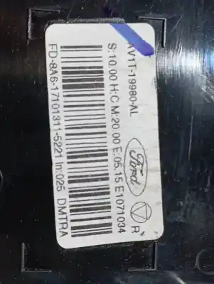 Peça sobressalente para automóvel em segunda mão comando de sofagem (chauffage / ar condicionado)  por ford transit courier limited referências oem iam av1t18549  