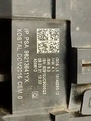 Peça sobressalente para automóvel em segunda mão fita do airbag por opel combo life edition referências oem iam 98213641yx  