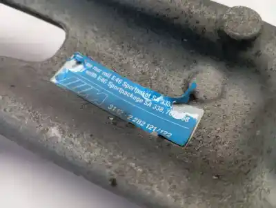 Second-hand car spare part front left lower suspension arm for bmw serie 3 compact (e46) 316ti oem iam references 31122341297  