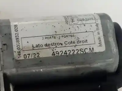 Second-hand car spare part passenger side right window regulator for iveco 65c18  oem iam references 4924222  