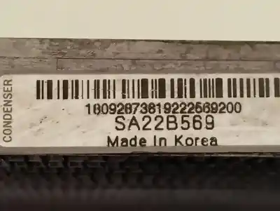 Peça sobressalente para automóvel em segunda mão condensador / radiador de ar condicionado por iveco 65c18  referências oem iam sa22b569  