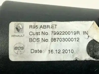 Автозапчасти б/у задний поддон за renault grand scénic iii (jz0/1_) 1.5 dci ссылки oem iam 799220019r  