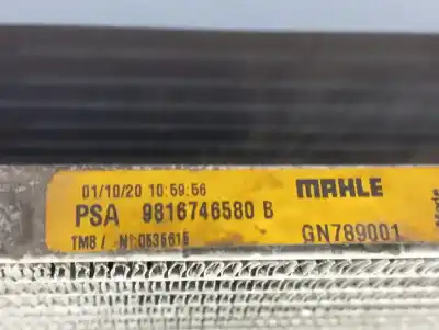 Peça sobressalente para automóvel em segunda mão condensador / radiador de ar condicionado por opel combo life basis referências oem iam 9816746580  
