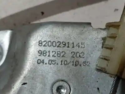 Second-hand car spare part driver left window regulator for renault clio iii style oem iam references 8200291145  